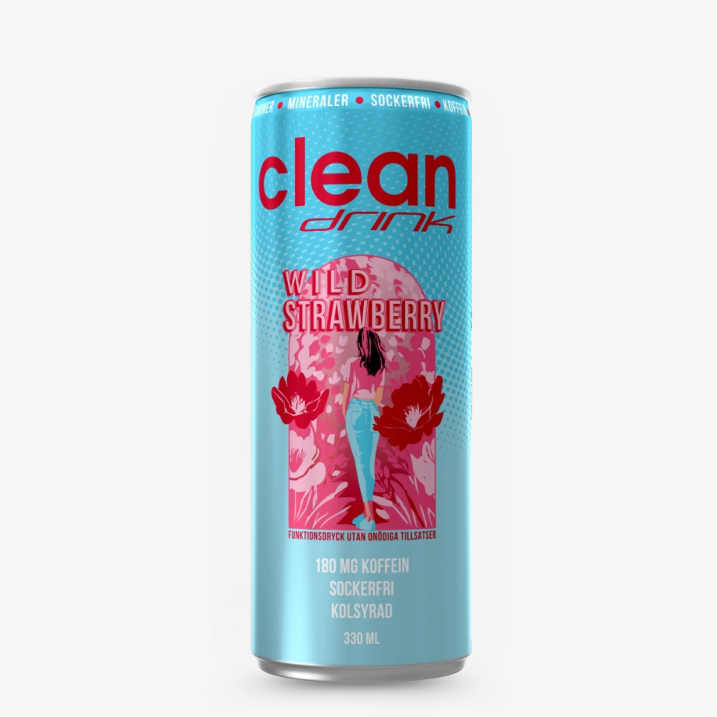 Clean Drink Wild Strawberry 330ml