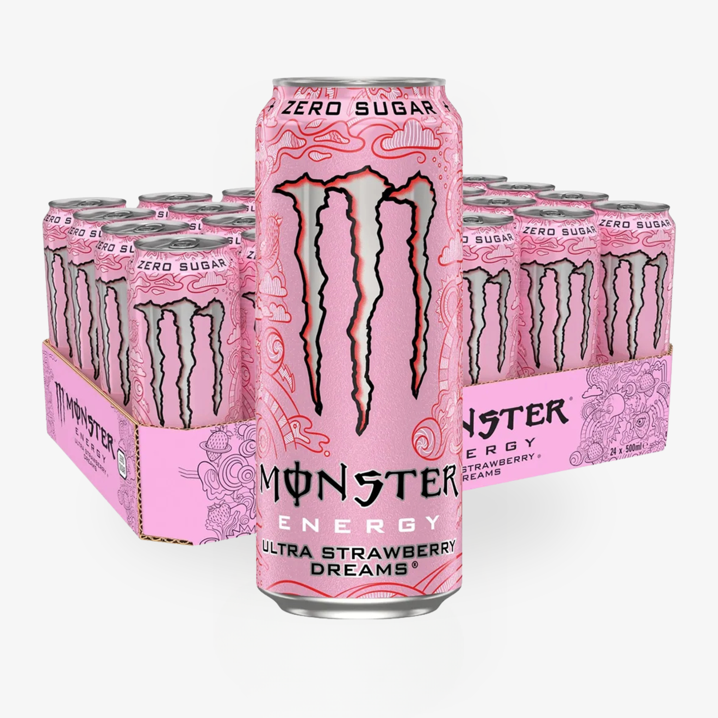 MONSTER Jordgubb Ultra 500ml