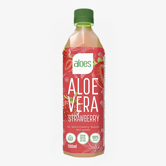 Aloes Aloe Vera - Strawberry 500 ml 12 - pack