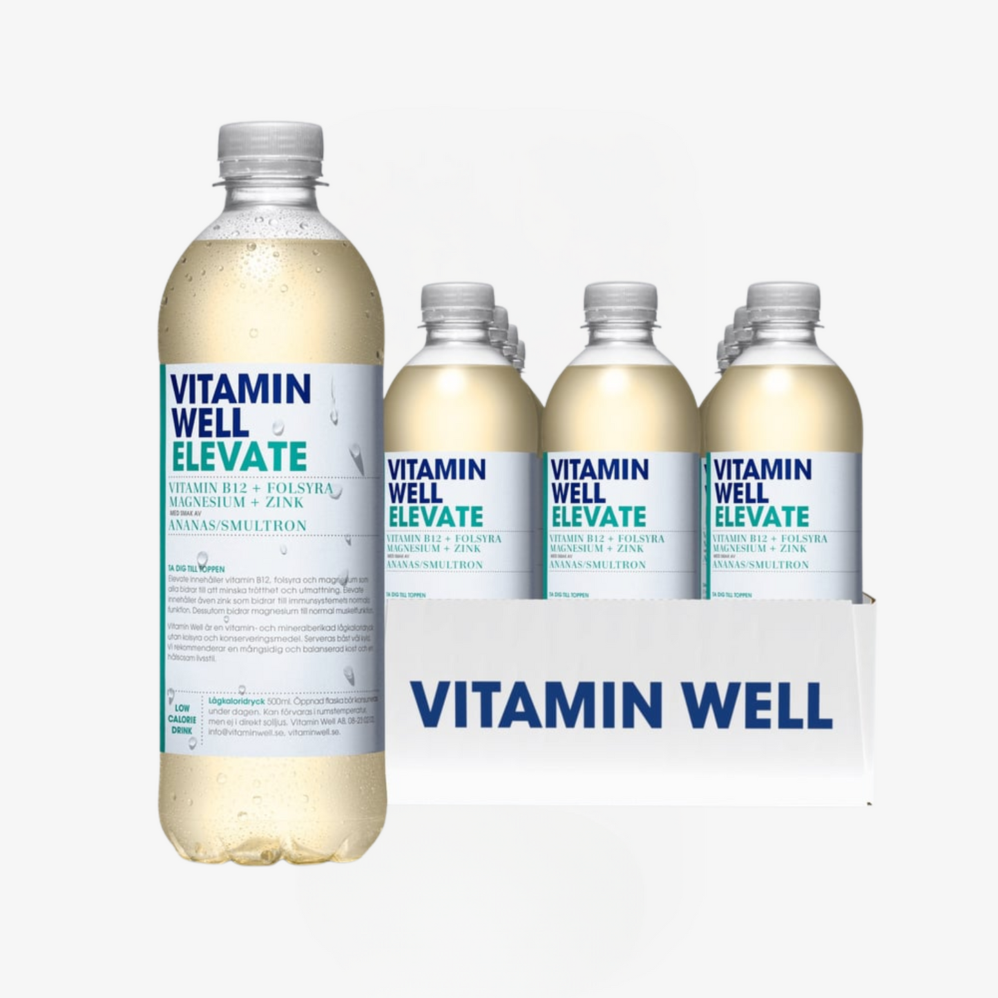 Vitamin Well Elevate 500 ml (12-pack)
