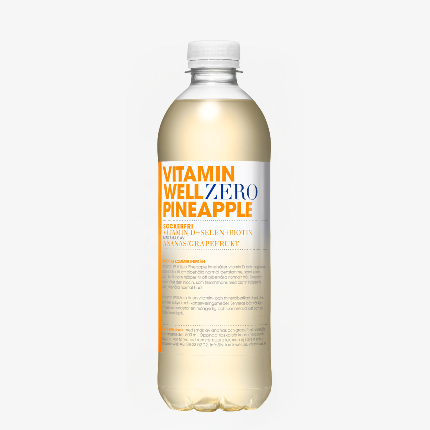 Vitamin Well Zero Ananas 500ml