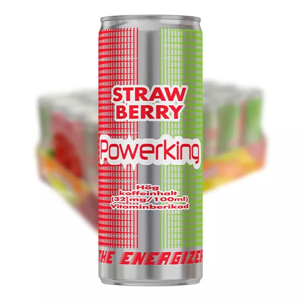 POWERKING Strawberry 24 x 250ml