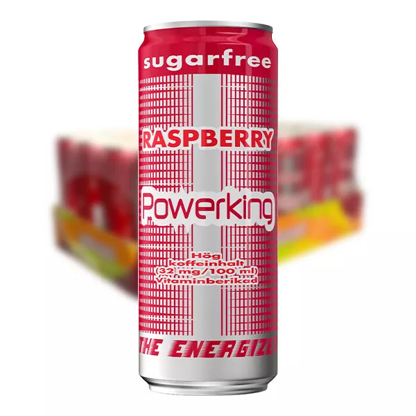 POWERKING Raspberry Sugarfree 24 x 250ml